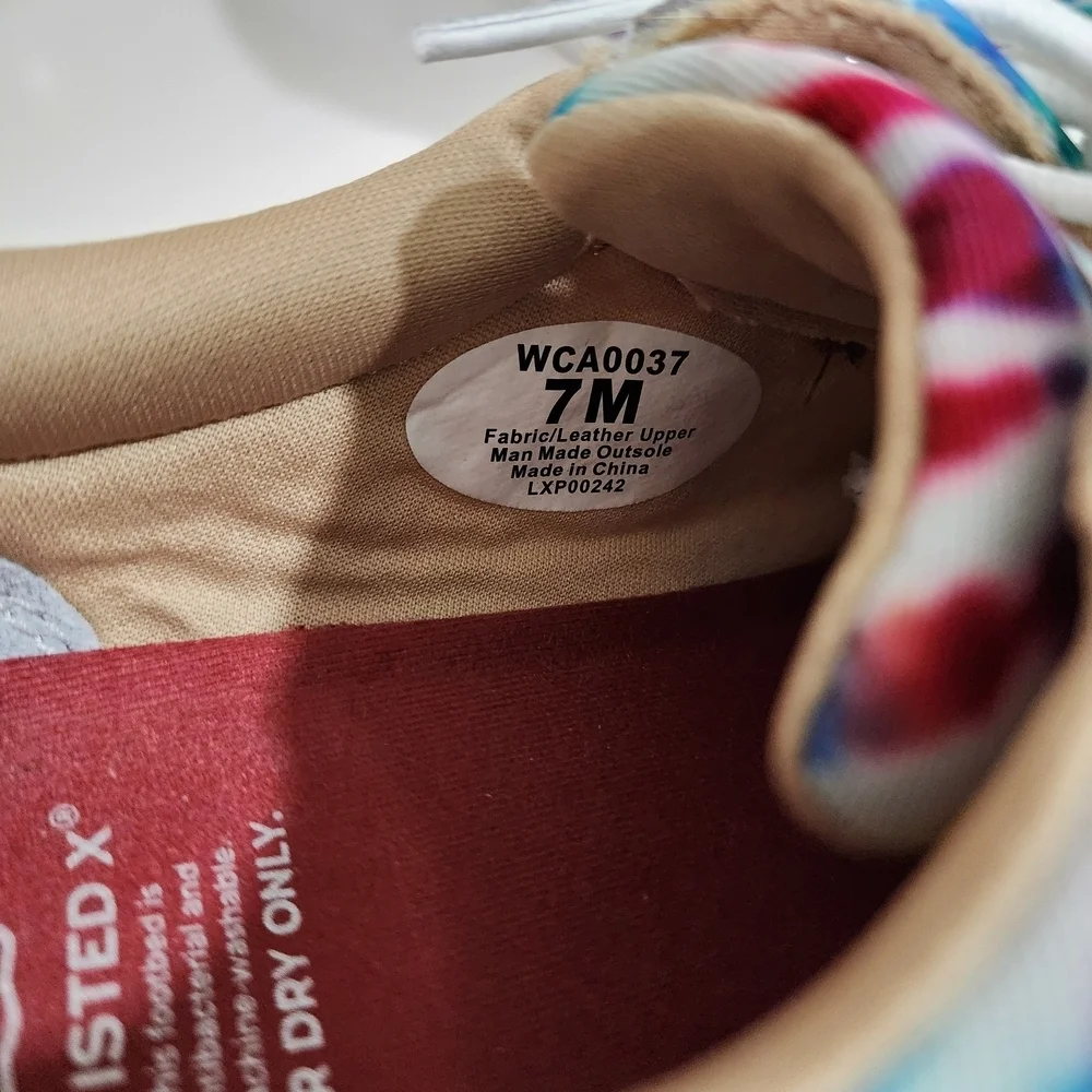TWISTED X  TIE-DYE LACE-UP SNEAKERS
